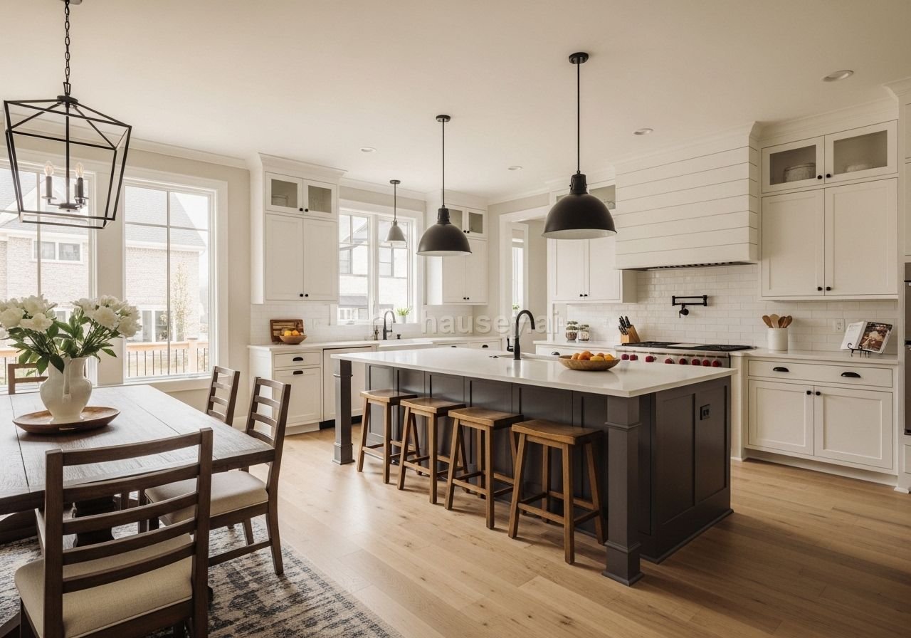 Open modern farmhouse