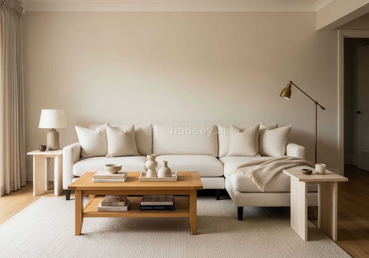 Living room — neutrals