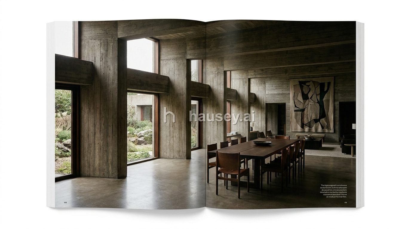 Brutalism design style — both