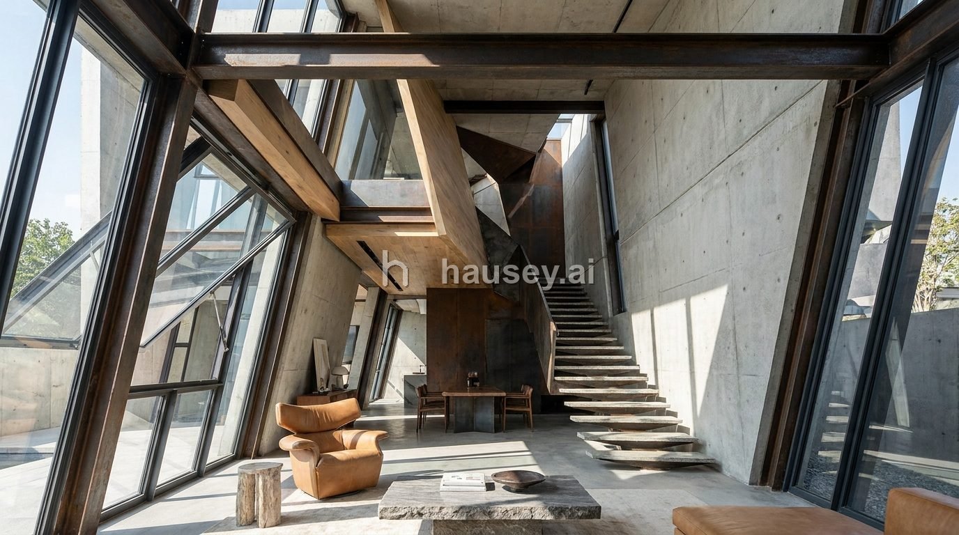 Deconstructivism design style — both