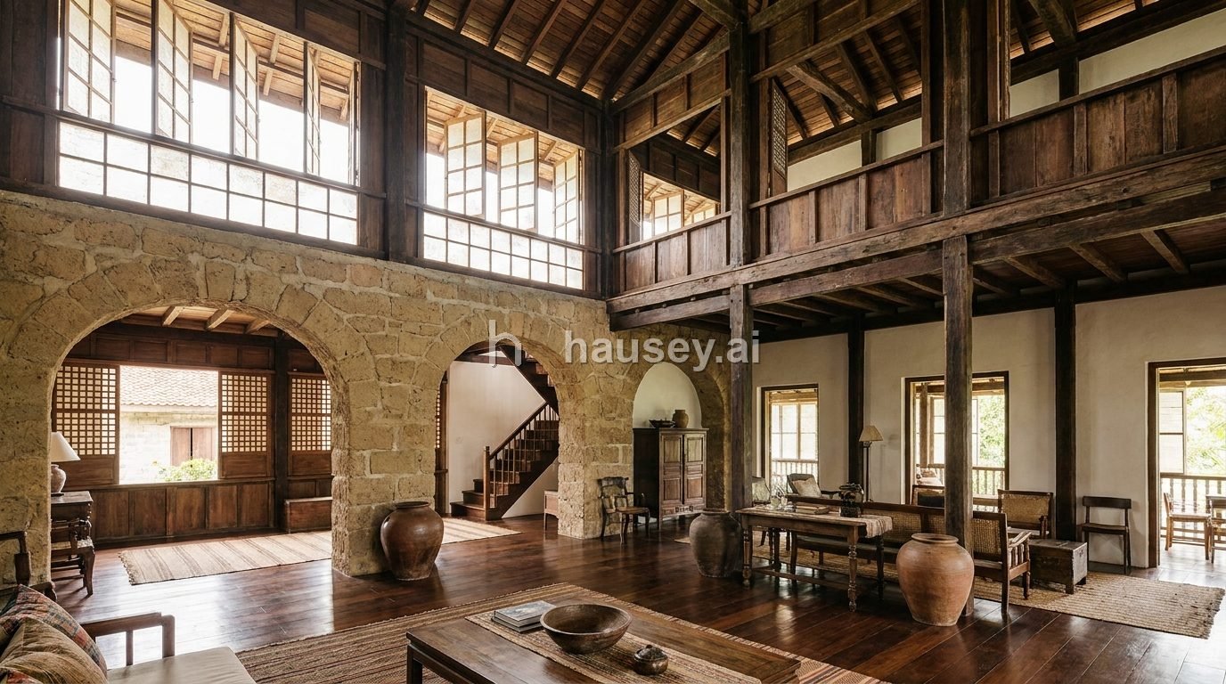 Filipino Bahay na Bato design style — both