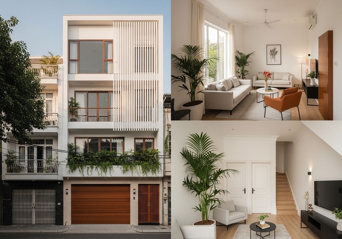 Modern Townhouse Façade