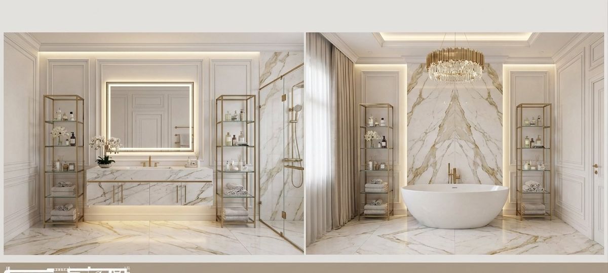 Hotel bathroom style